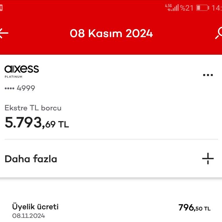 Haksız Kart Aidatı İadesi Talebi