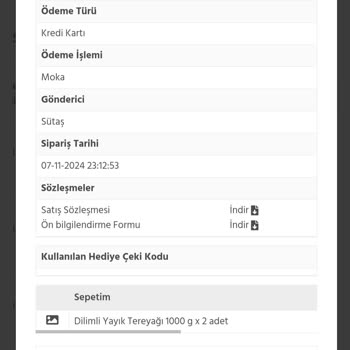 Ücret İadesi Yapılmayan Sipariş Mağduriyeti