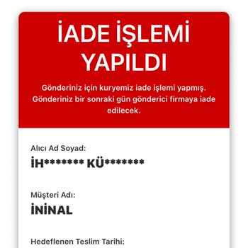 Kargo Teslimatında Anlayışsızlık Ve İletişimsizlik