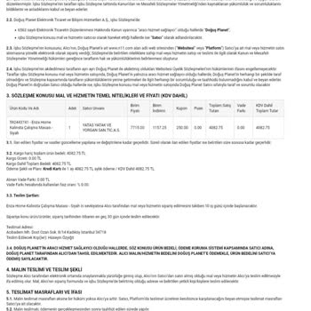 Yataş Mağazasında Fiyat Artışı Ve Sipariş İptali Sorunu