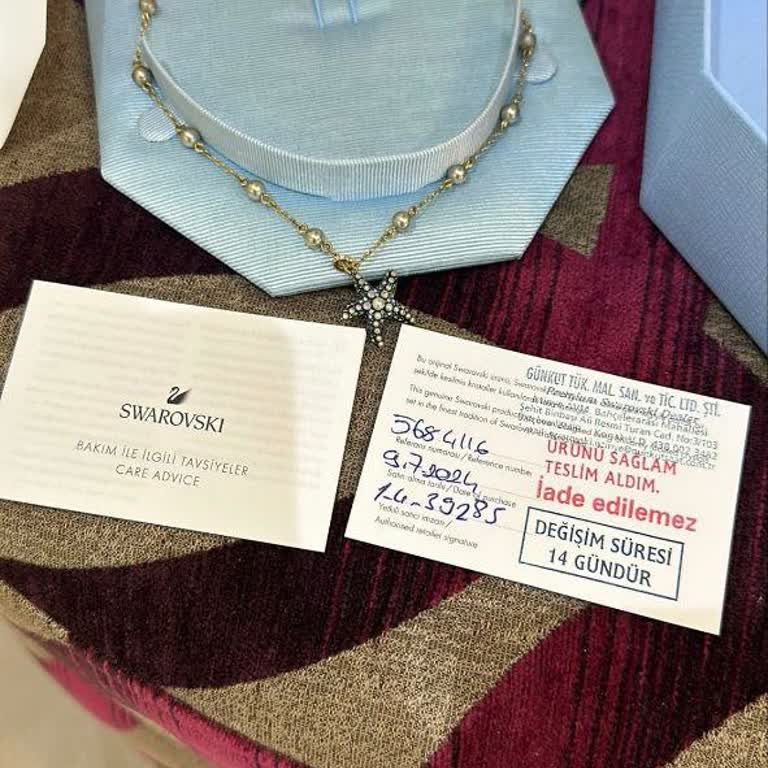 Swarovski Necklace Gift Shows Defects After Few Uses