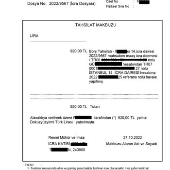 Ödeme Yapılmasına Rağmen Haksız Talep