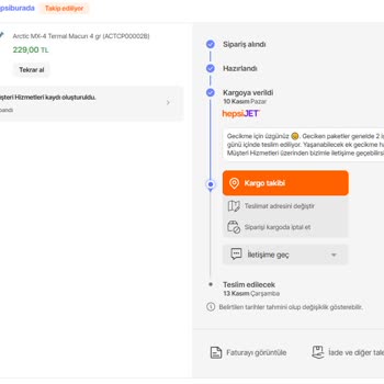 Hepsiburada'da Teslimat Gecikmesi Müşteri Memnuniyetini Zedeliyor