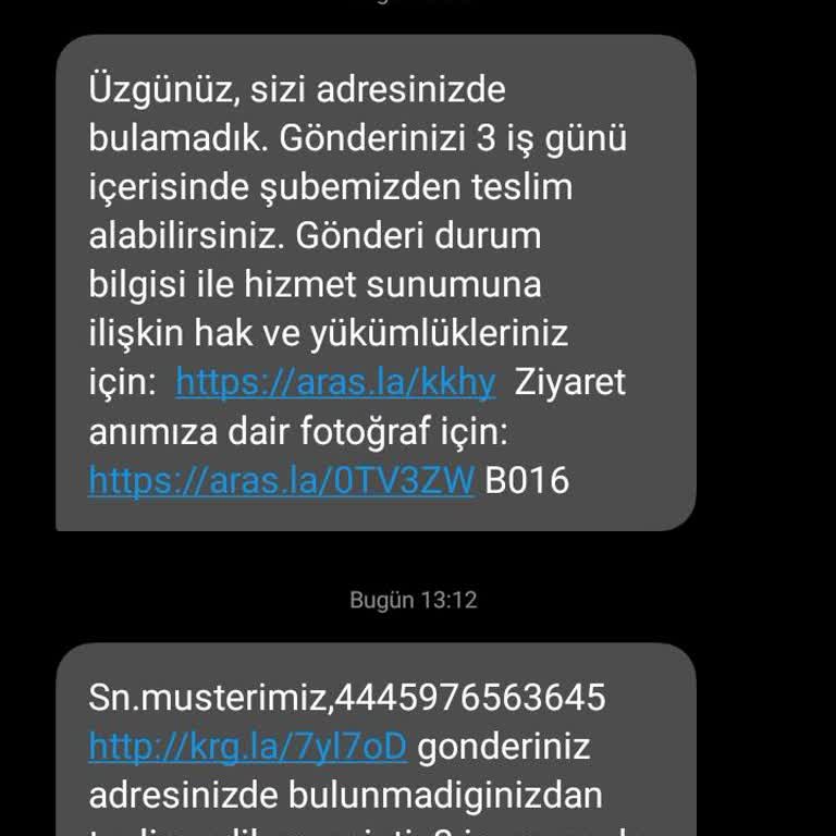 Teslimat Bilgilendirmesi Ve Müşteri Hizmeti Sorunu