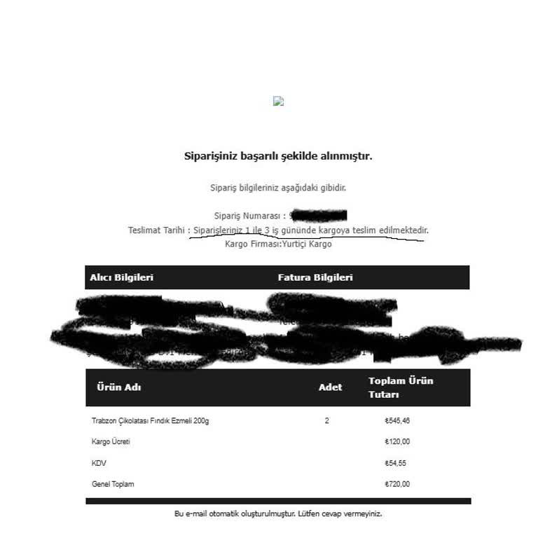 Teslimat Gecikmesi Ve İletişimsizlik Sorunu