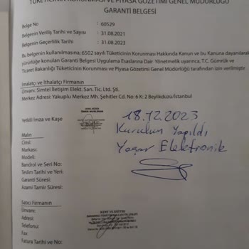 11 Aylık TV'nin Aniden Bozulan Ekranı Ve İlgisiz Müşteri Hizmetleri