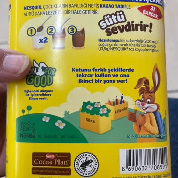 Nestle Nesquik Çikolatalı Süt Tozunda Kurt Problemi