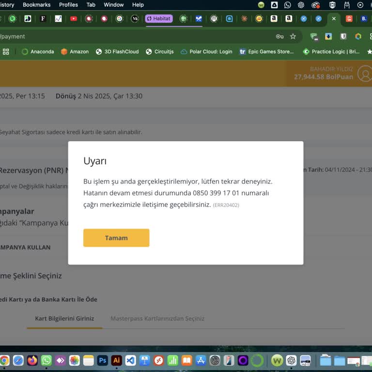 Pegasus Teknik Sorun Ve Geç Yanıtla Mağduriyet Yaşattı