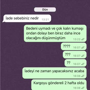 İade Sürecinde İletişim Eksikliği Ve Müşteri Hizmetleri Sorunu
