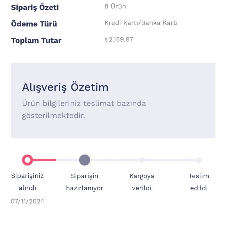 Penti Online Siparişim Neden Hala Kargoya Verilmedi