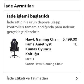 Amazon'dan Sipariş Verilen Ürün Teslim Edilmedi Ve İade Süreci Uzadı