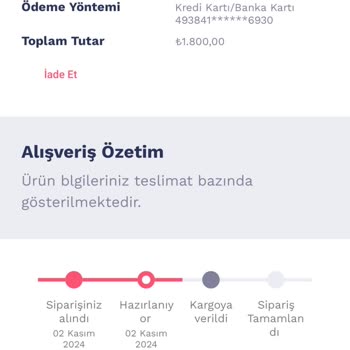 Penti'den Sipariş Verdim, Teslimat Yok