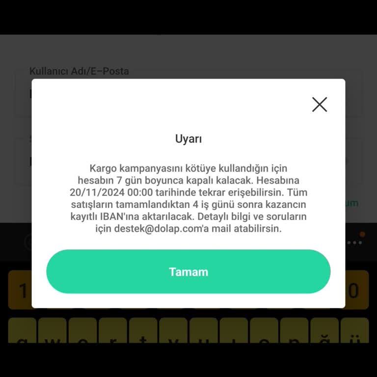 Hesabım Haksız Yere Kapatıldı