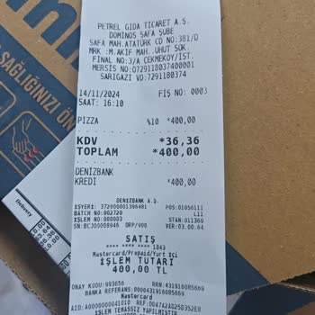 Domino's Pizza'da Sürekli Tekrarlanan Sipariş Sorunları