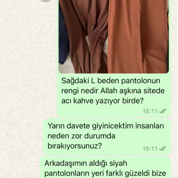Burcum Giyim'den Gelen Hayal Kırıklığı