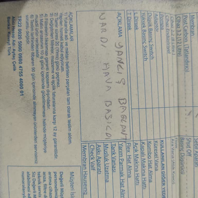 Aylardır Atık Su İçiyoruz: Servis İhmali