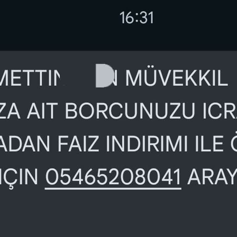 Üçkoçlar Hukuk Bürosu Adına Yapılan Usulsüz İcra Tehdidi
