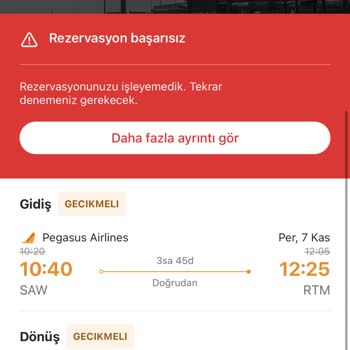 Rezervasyon İptali Ve Ücret İadesi Sorunu