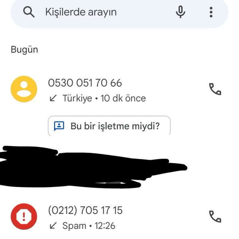 Yanlış Arama Ve Güvenlik Endişesi