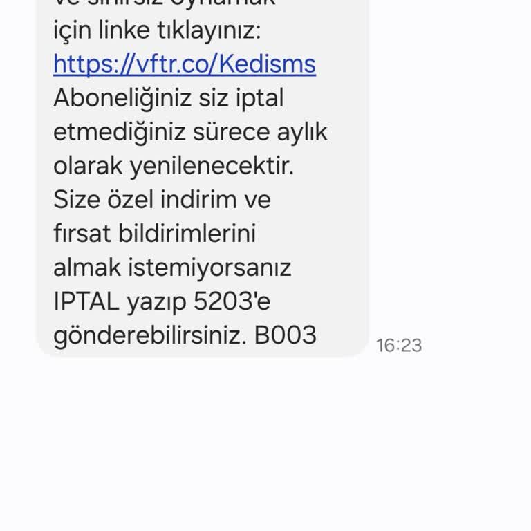 İzinsiz Başlatılan Abonelik Sorunu