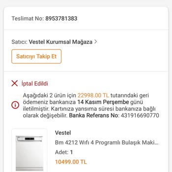Trendyol'da Haksız Sipariş İptali
