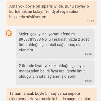 Trendyol'da Haksız Sipariş İptali