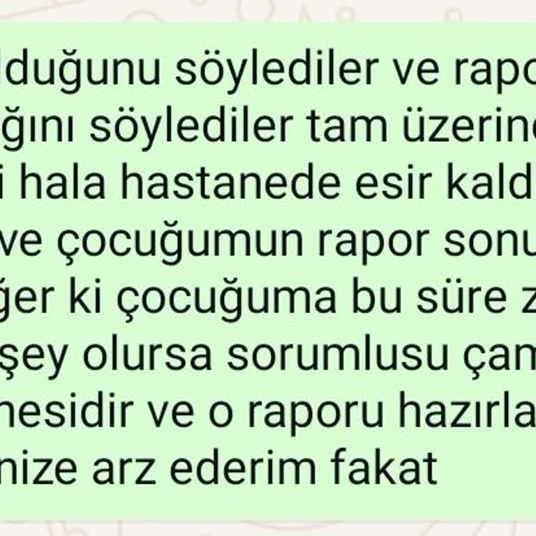 Çocuğumun Hayati Tehlikesi Ve Hastane İhmali