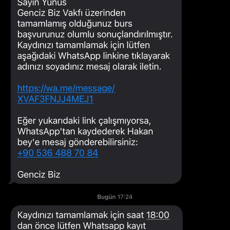 Sahte Burs Başvurusu Ve Kişisel Bilgilerimin Güvenliği