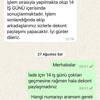 İade Sürecinde Yaşanan Sorunlar