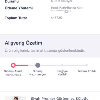 Penti'den Sipariş Verdim, Ne Hazırlanıyor Ne İptal Ediliyor