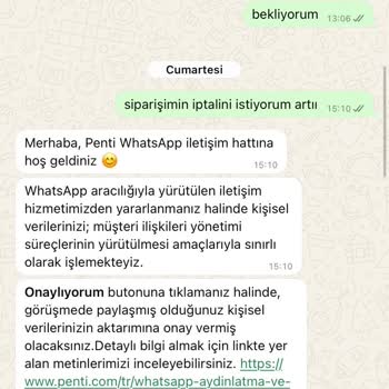 Penti'den Sipariş Verdim, Ne Hazırlanıyor Ne İptal Ediliyor