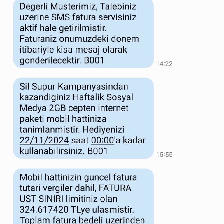 Türk Telekom'da Yanlış Fatura Bildirimleri