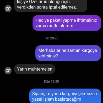 Zincir Case İle İletişim Sorunu Ve Para İadesi Talebi