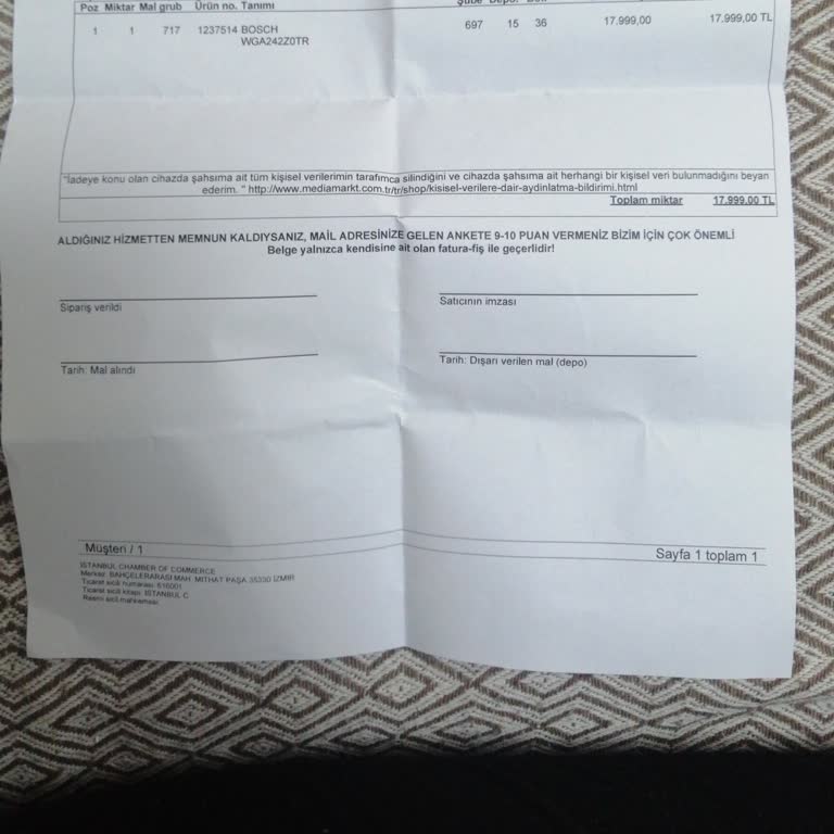 Teslimat Sorunu Ve Müşteri Hizmetleri İlgisizliği