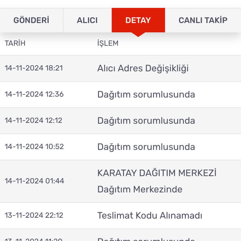 Adres Eksikliği Nedeniyle Kargo Sorunu
