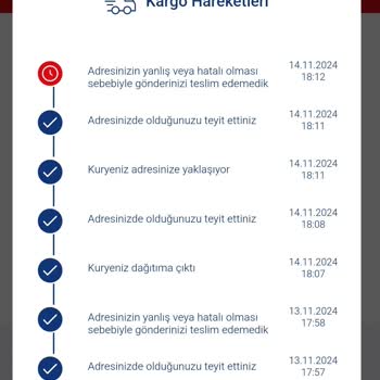 Aras Kargo'nun Büyük Kolileri Teslim Etmemesi