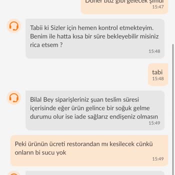 Trendyol GO'da Geciken Döner Ve Soğuk Teslimat Sorunu