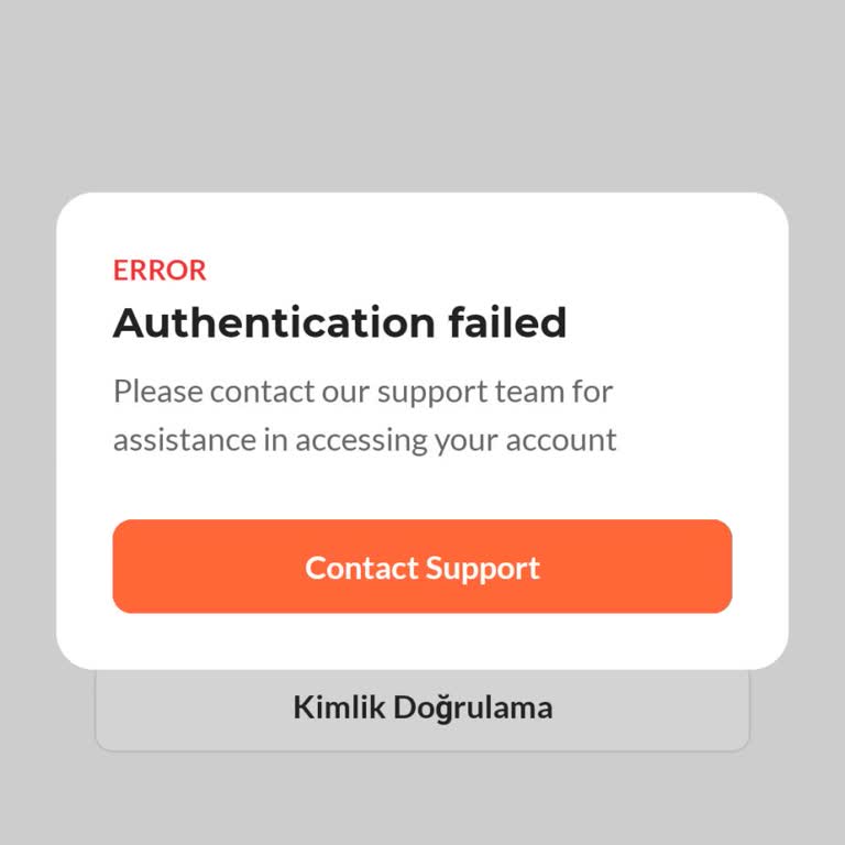 Çoklu Kimlik Doğrulama Sonrası Hesaba Erişim Sorunu