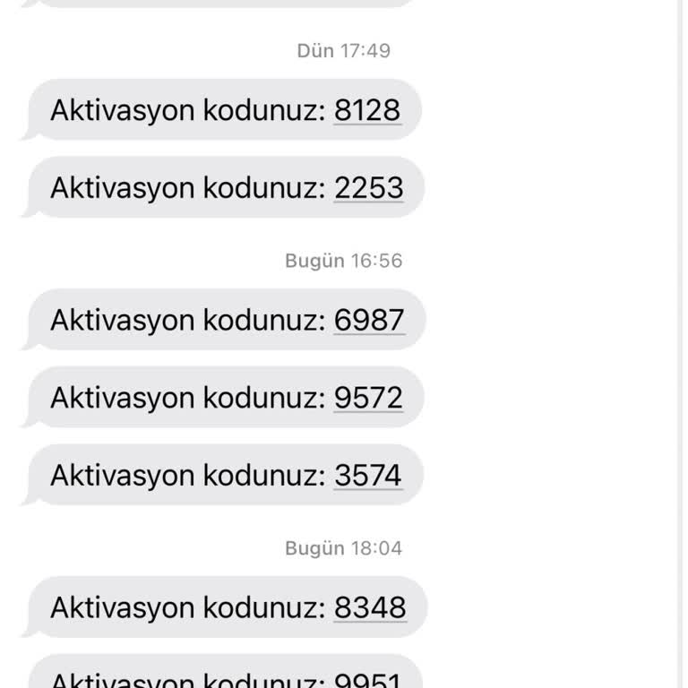 Bilinmeyen Aktivasyon Mesajları: Güvenlik Endişesi