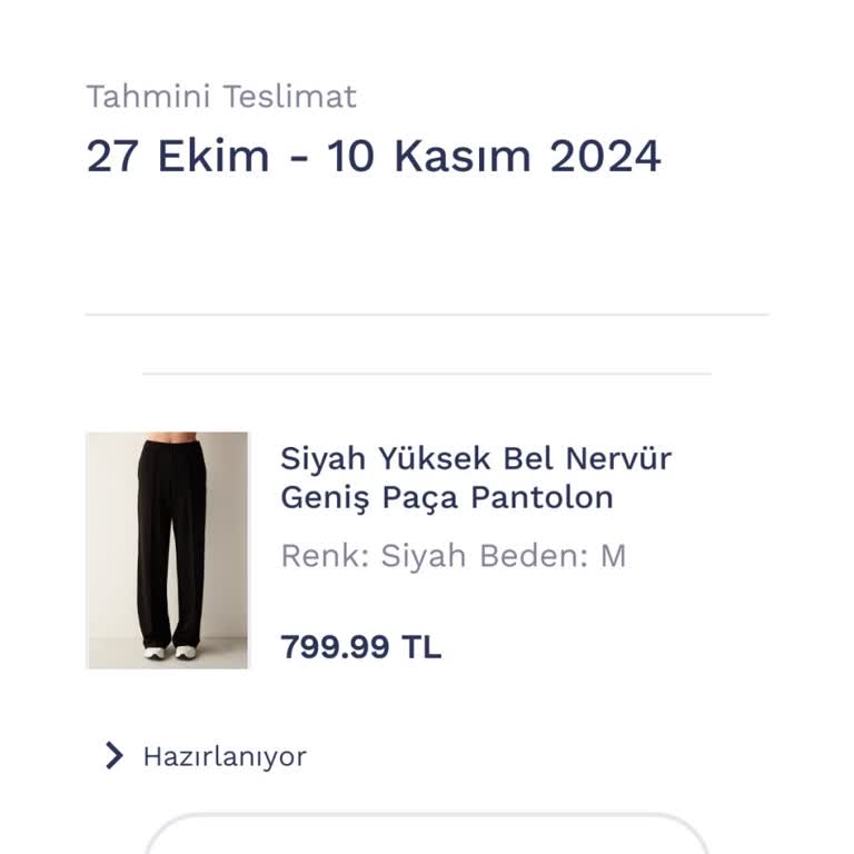 Penti Online Siparişinde Teslimat Sorunu Ve İletişim Eksikliği
