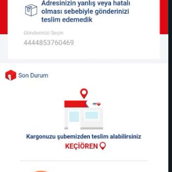 Adres Yetersizliği Bahane Edilerek Teslimat Yapılmadı