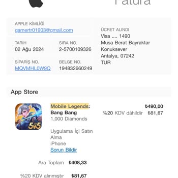 Hesap Erişimi Sorunu Ve Yetersiz Müşteri Hizmetleri