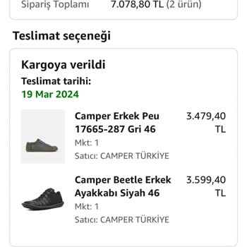 Camper Ayakkabı Kalitesi Ve Müşteri Hizmetleri Hayal Kırıklığı