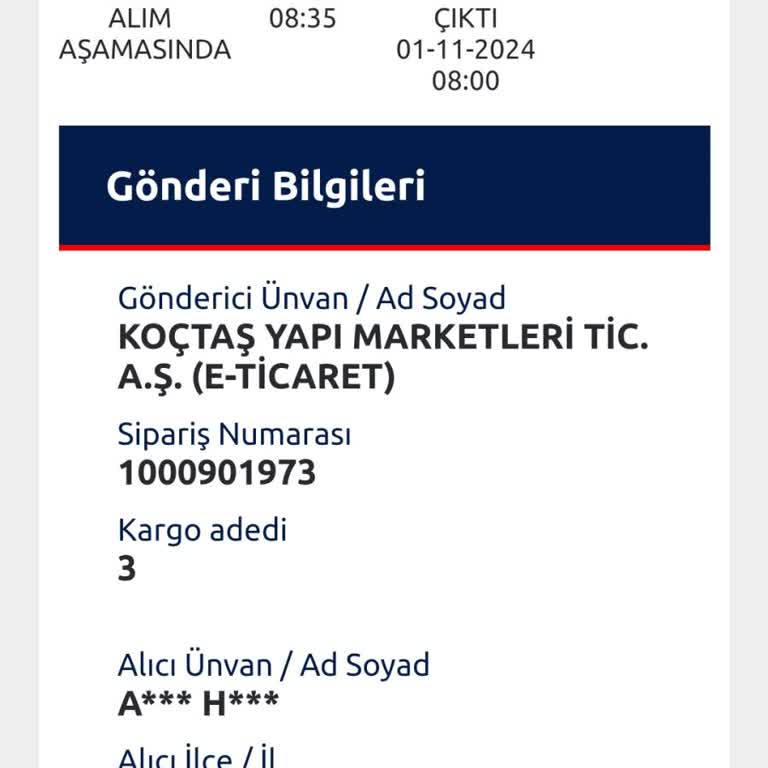 Teslim Edilmeyen Kargo Mağduriyeti