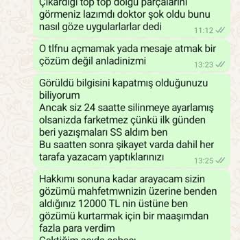 Göz Altı Işık Dolgusu Kabusu: Müşteri Hizmetleri Sıfır