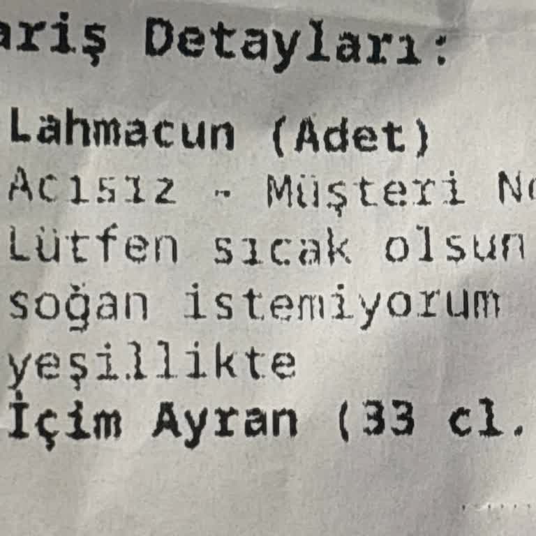 Yanlış Sipariş Ve Eksik Ürün Sorunu