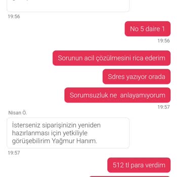 Yanlış Adrese Teslimat Ve İlgisiz Müşteri Hizmetleri