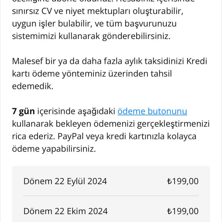 İzinsiz Para Çekim Denemesi Ve Yanıltıcı Üyelik Ücreti