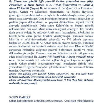 Mısır Turunda Yaşanan Kabus: Ekstra Turların Zorunluluğu