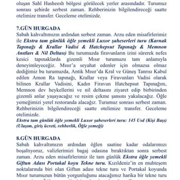 Mısır Turunda Yaşanan Kabus: Ekstra Turların Zorunluluğu